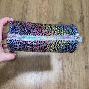 Lisa Frank x Morphe Leopard Print Cosmetics Bag 8" Length
